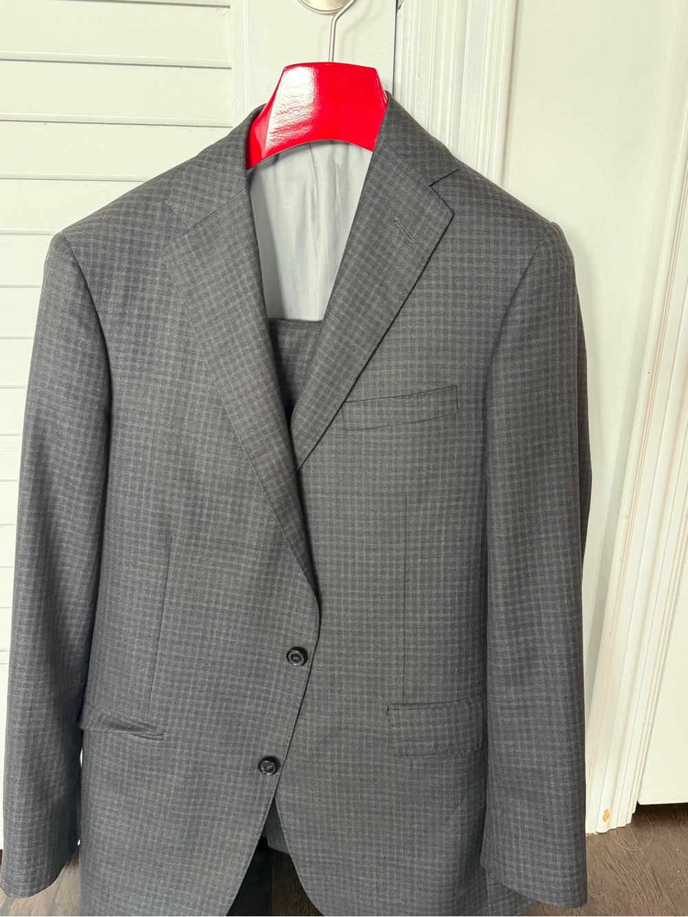 Samuelsohn Gray Glen Plaid Suit